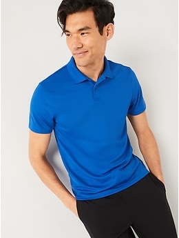 Moisture-Wicking Tricot Uniform Polo Shirt for Men | Old Navy