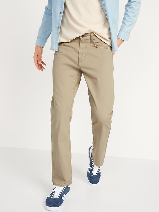 View large product image 2 of 3. Wow Straight Non-Stretch Five-Pocket Pants 2-Pack
