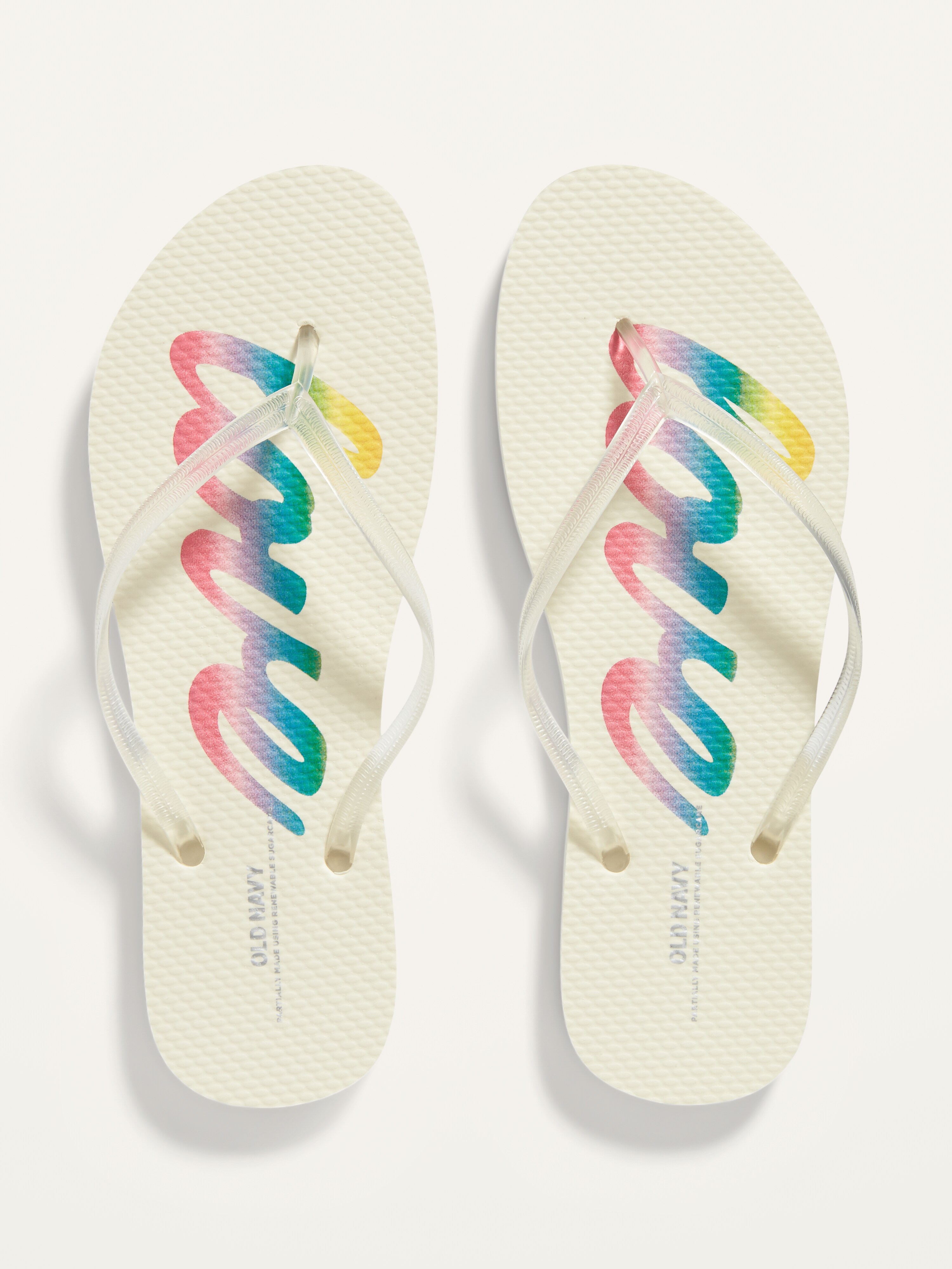 pineapple flip flops old navy