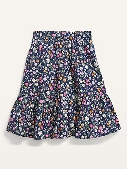 old navy floral midi skirt