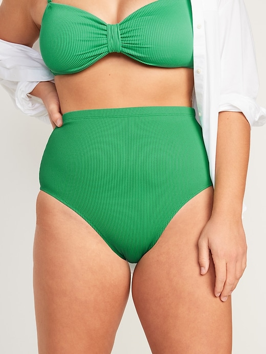 Old Navy - Extra High-Waisted French-Cut Bikini Swim Bottoms for Women