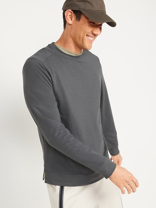 Old Navy Live-In French Terry Go-Dry Sweatshirt for Men. 1
