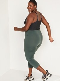 High-Waisted PowerPress Crop Leggings 