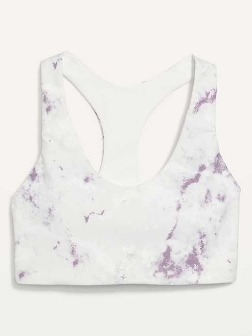 Old Navy Marble Tie Dye Racerback Sports bra White Purple Small - $15 New  With Tags - From Megan