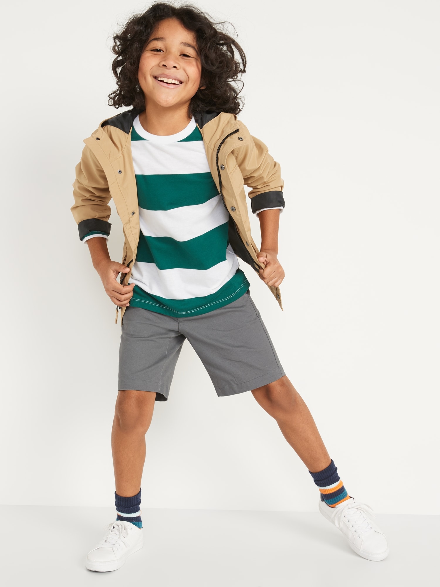 Old Navy - Built-In Flex Straight Twill Shorts for Boys (At Knee)