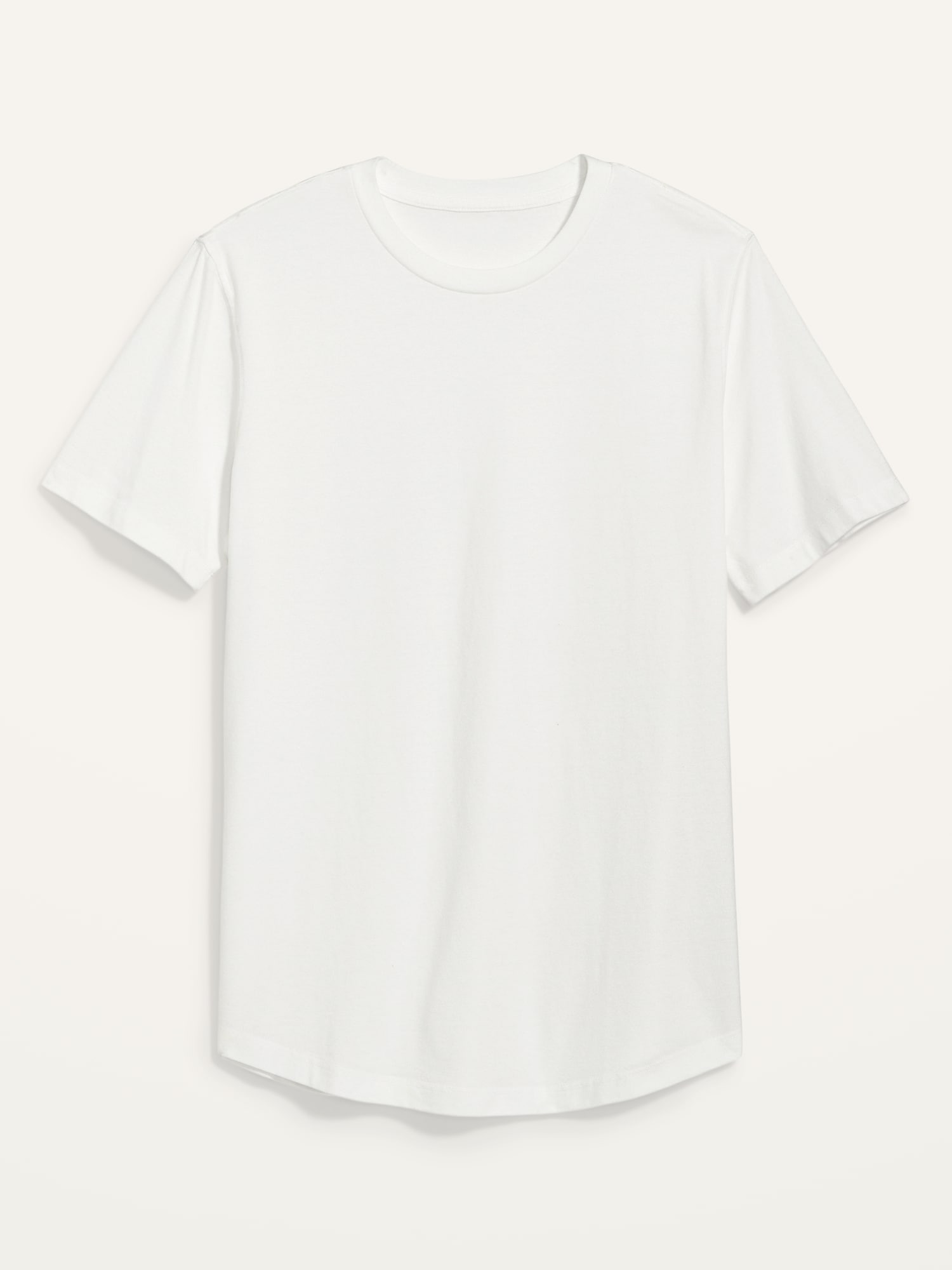 Soft-Washed Curved-Hem T-Shirt