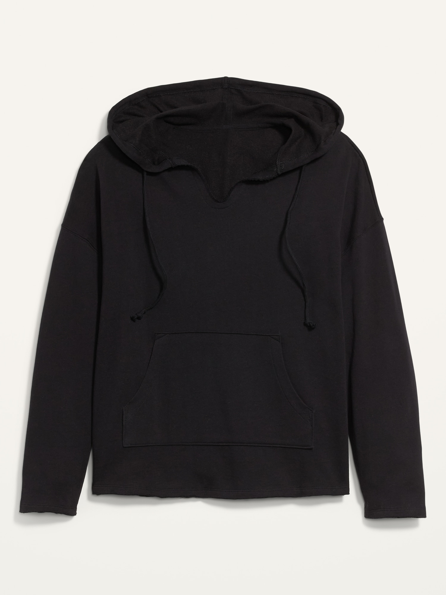 Oversized Raw-Hem Pullover Hoodie for Women | Old Navy