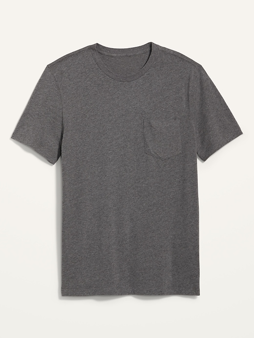 View large product image 1 of 1. Soft-Washed Chest-Pocket Crew-Neck T-Shirt