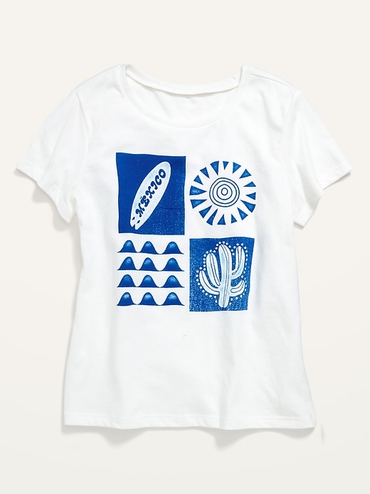 View large product image 1 of 2. Matching Graphic Short-Sleeve T-Shirt for Girls