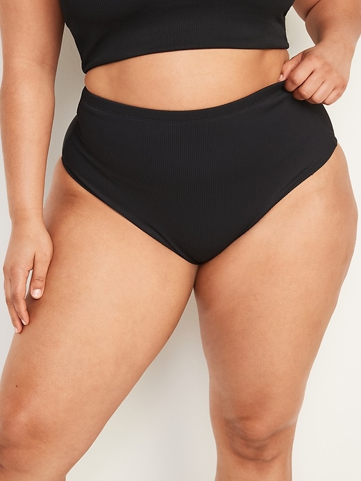 Image number 7 showing, Extra High-Waisted French-Cut Bikini Swim Bottoms