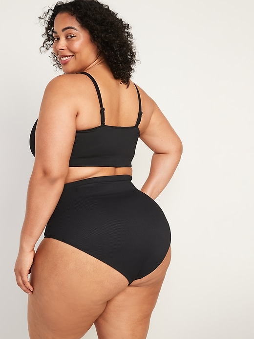 Image number 8 showing, Extra High-Waisted French-Cut Bikini Swim Bottoms