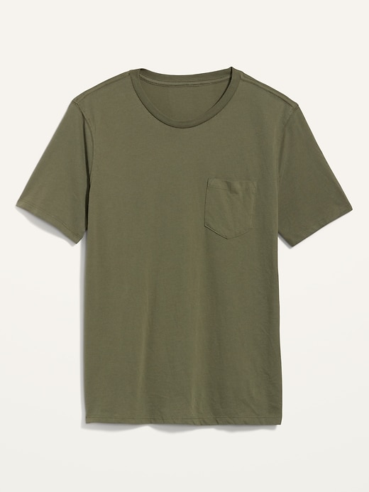 Old Navy Soft-Washed Chest-Pocket Crew-Neck T-Shirt for Men. 9
