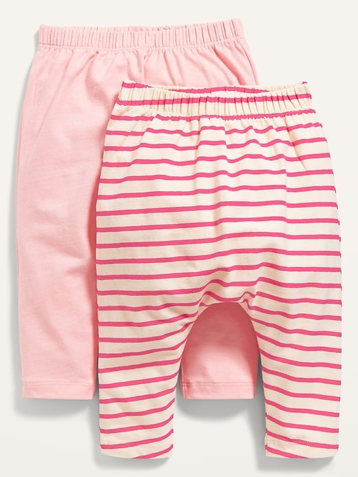 View large product image 1 of 2. Unisex 2-Pack U-Shaped Jersey Pants for Baby