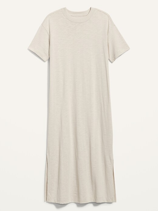Image number 4 showing, Vintage Midi T-Shirt Shift Dress for Women