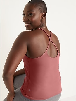 Old Navy, Intimates & Sleepwear, Old Navy Powersoft Strappy Shelfbra Tank  Top For Women Pink Nwt