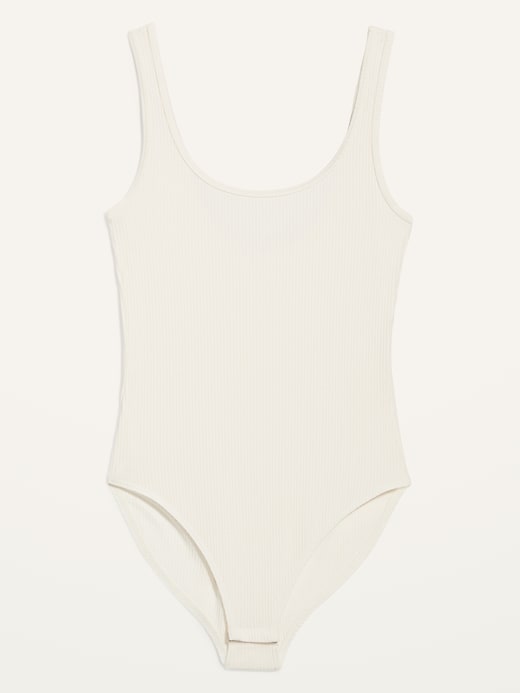 Image number 3 showing, Rib-Knit Cotton-Blend Bodysuit for Women