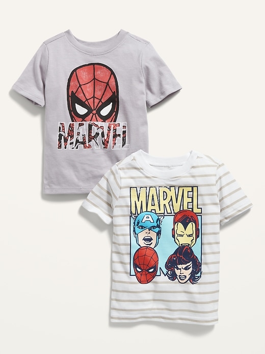 View large product image 1 of 1. Licensed Pop-Culture 2-Pack Unisex T-Shirt for Toddler
