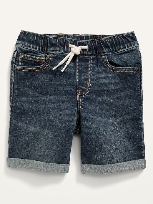 Old Navy 360° Stretch Pull-On Jean Shorts for Toddler Boys. 1