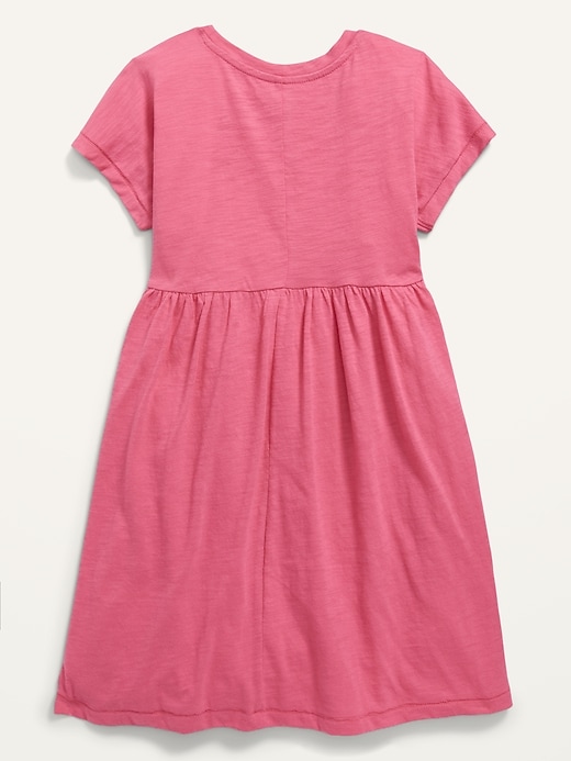 ShortSleeve Solid SlubKnit Dress for Girls Old Navy