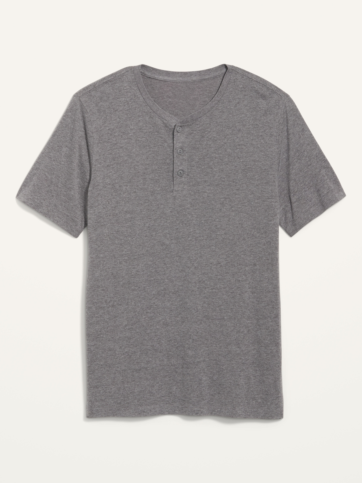 Soft-Washed Short-Sleeve Henley T-Shirt