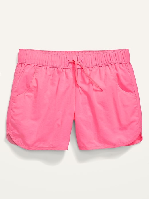 View large product image 1 of 1. Dolphin-Hem Board Shorts for Girls