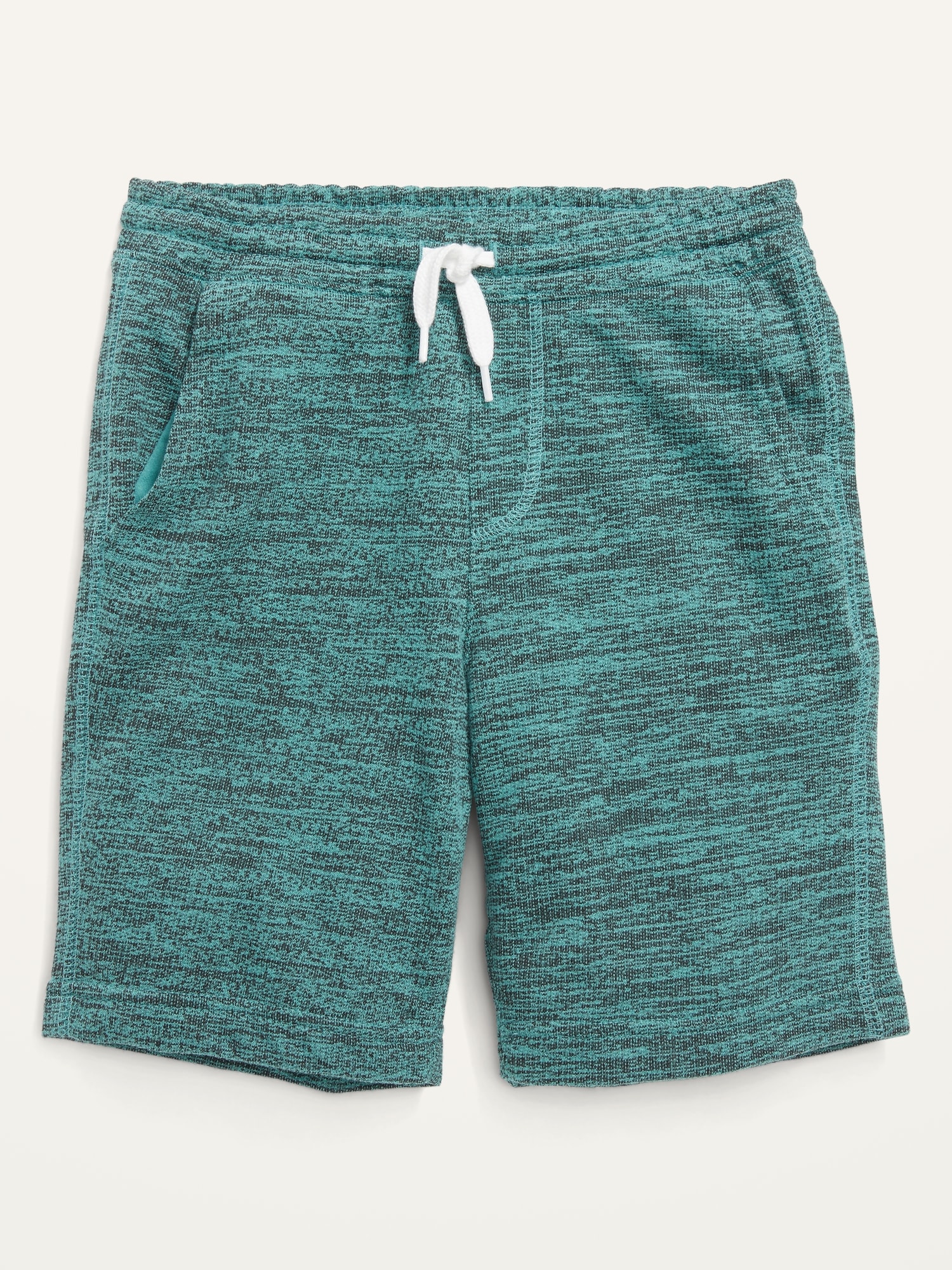 Old Navy Flat-Front French Terry Space-Dye Jogger Shorts for Boys (At Knee) green. 1