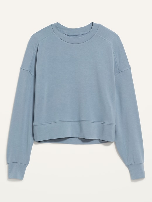 Image number 4 showing, Cropped French Terry Sweatshirt