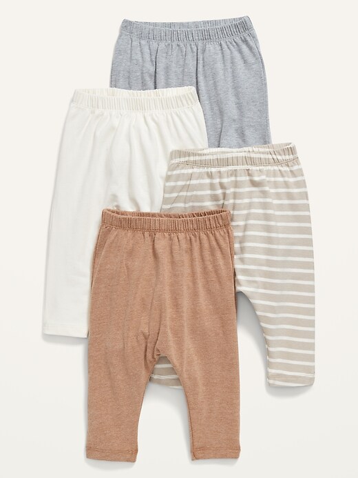 View large product image 1 of 2. Unisex 4-Pack U-Shaped Pull-On Pants for Baby
