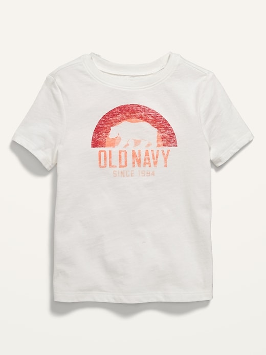 Old Navy Unisex Short-Sleeve Logo T-Shirt for Toddler. 1