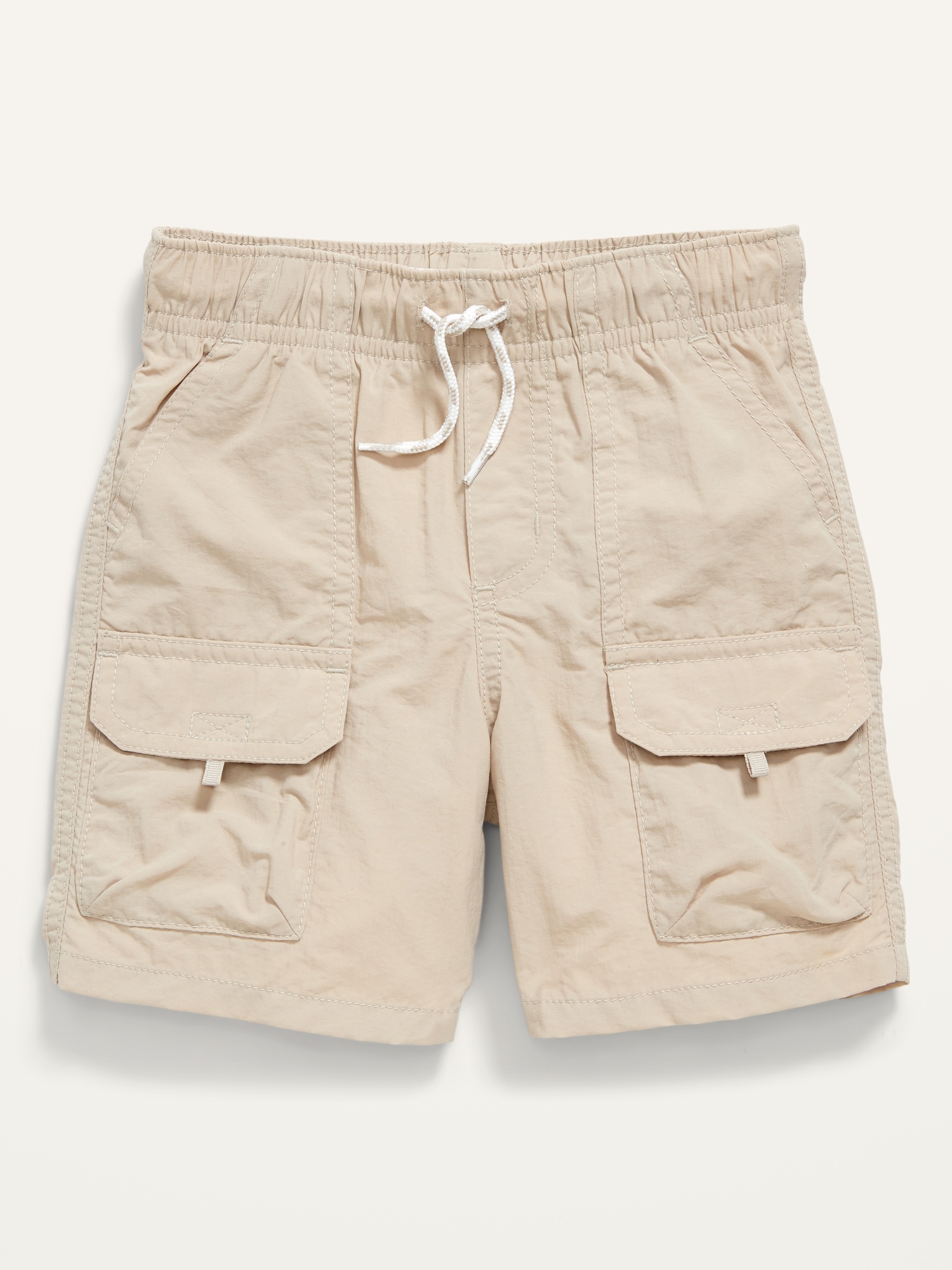 Old Navy Functional-Drawstring Cargo Shorts for Toddler Boys beige. 1