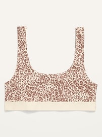 View large product image 3 of 7. Supima® Cotton-Blend Bralette Top