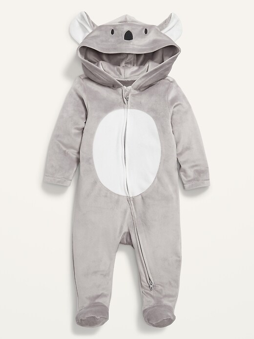View large product image 1 of 3. Unisex Koala Footed One-Piece for Baby