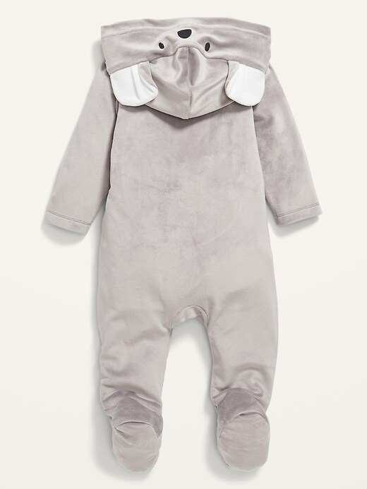 View large product image 2 of 3. Unisex Koala Footed One-Piece for Baby