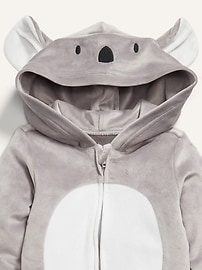 View large product image 3 of 3. Unisex Koala Footed One-Piece for Baby