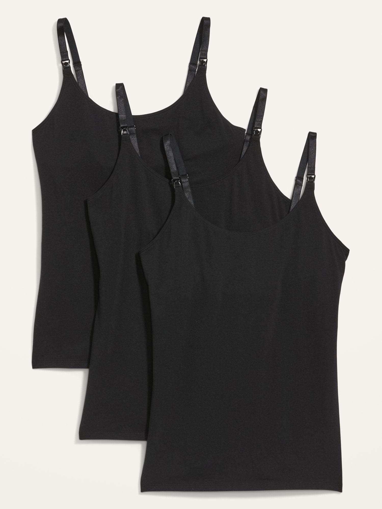 Oldnavy Maternity First Layer Nursing Cami Top 3-Pack