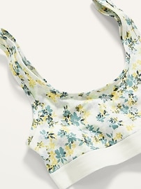 View large product image 3 of 4. Supima® Cotton-Blend Bralette Top