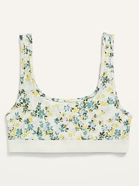 View large product image 4 of 4. Supima® Cotton-Blend Bralette Top