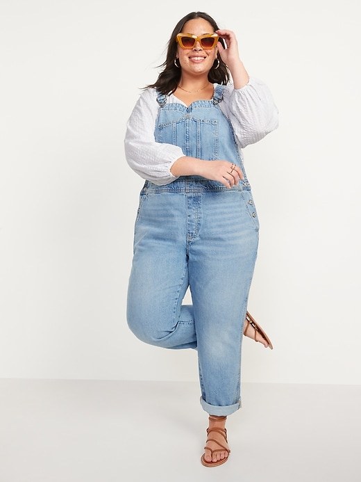 Slouchy Straight Jean Overalls for Women | Old Navy