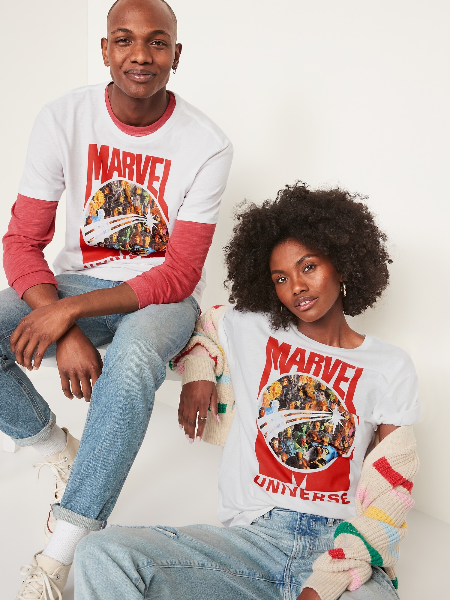 Marvel™ Universe Gender Neutral Graphic T Shirt For Adults Old Navy