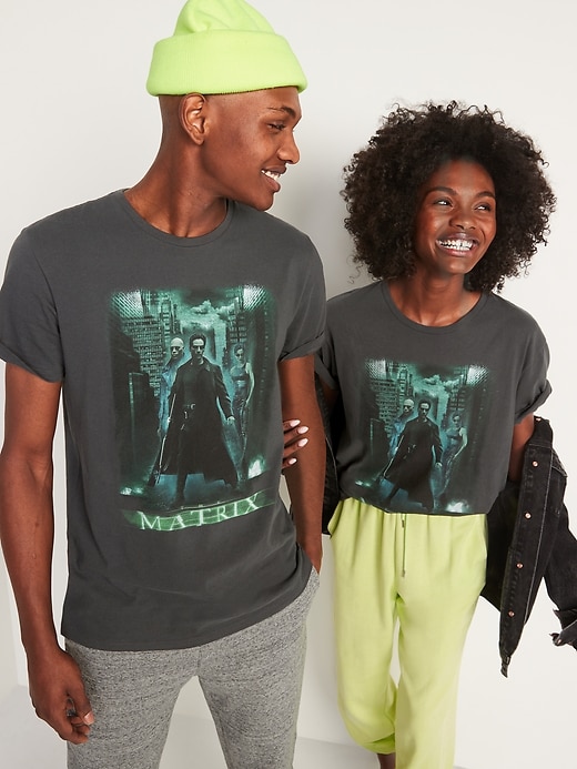 Oldnavy The Matrix Movie Gender-Neutral Graphic T-Shirt for Adults
