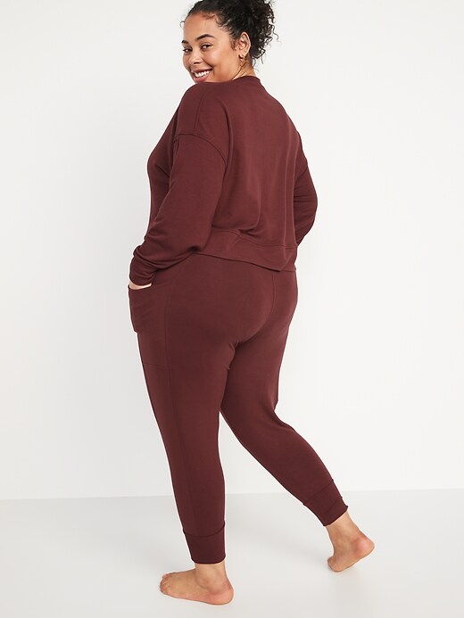 Image number 8 showing, High-Waisted Live-In Jogger Sweatpants