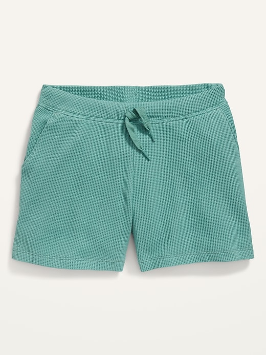 Old Navy - Textured Waffle-Knit Drawstring Shorts for Girls