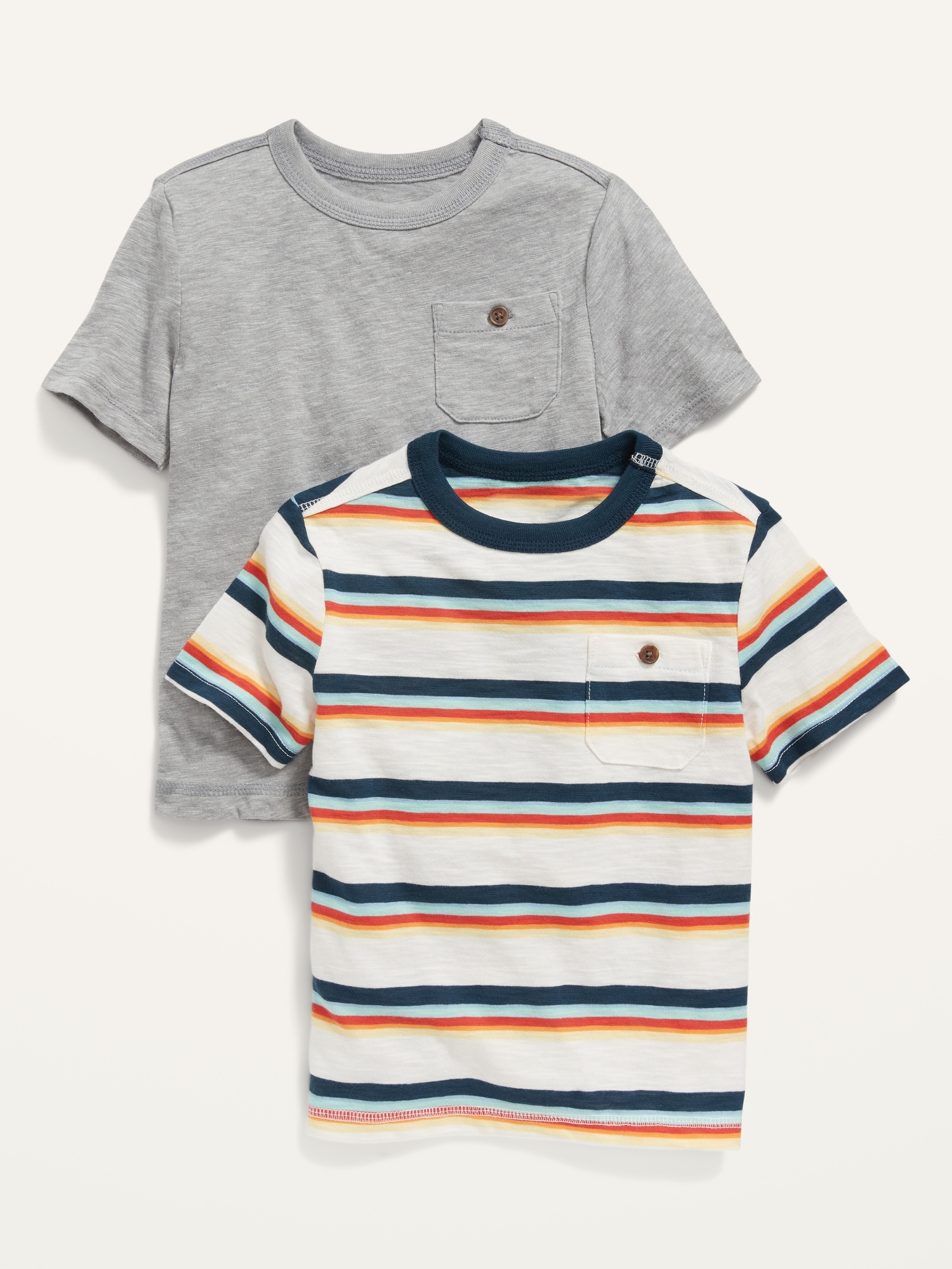 2Pack SlubKnit Pocket TShirt for Toddler Boys Old Navy