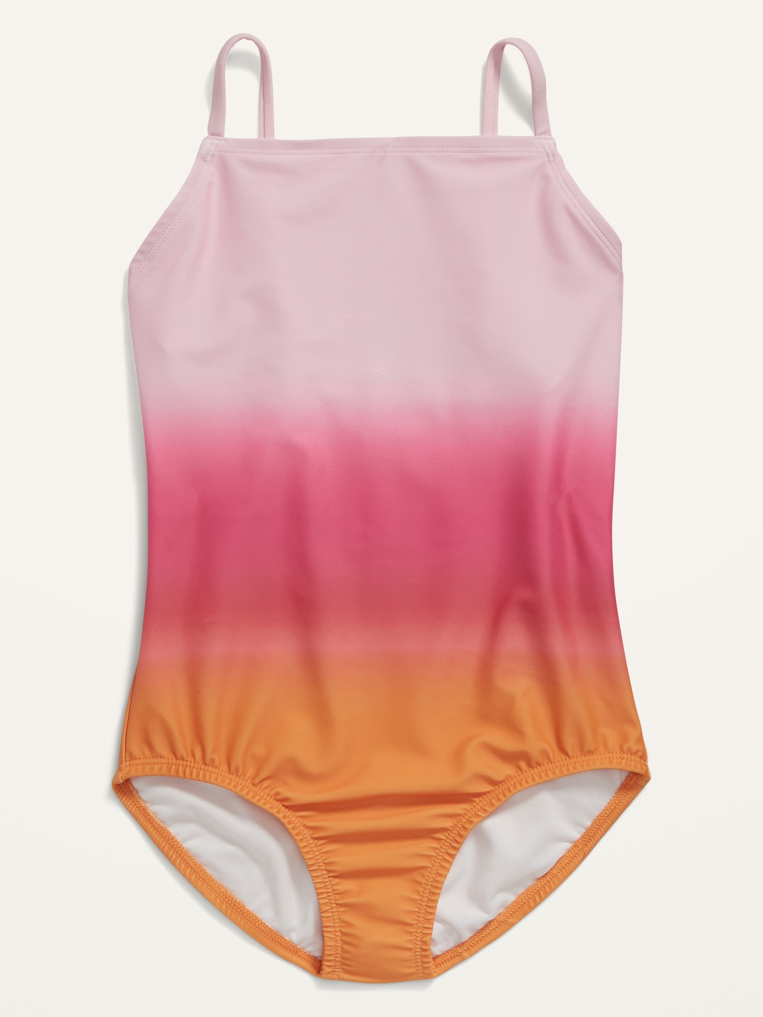 Patterned One-Piece Swimsuit for Girls