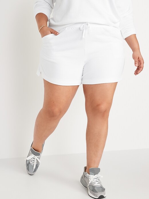 Image number 7 showing, Extra High-Waisted Vintage Sweat Shorts for Women -- 5-inch inseam