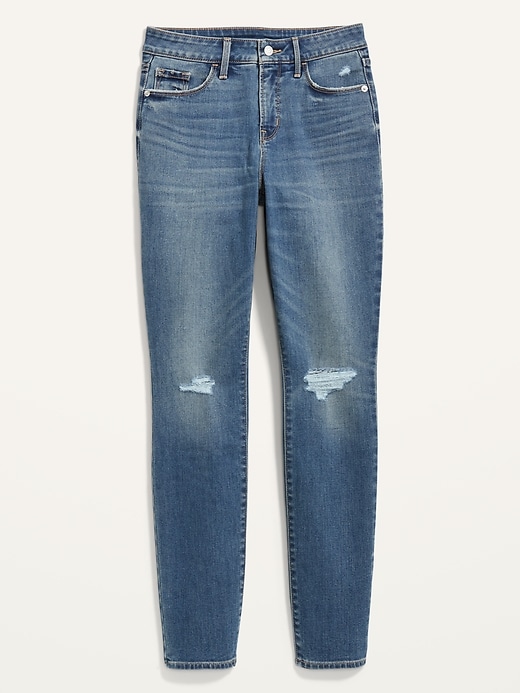 Image number 4 showing, High-Waisted Distressed Pop Icon Skinny Jeans For Women