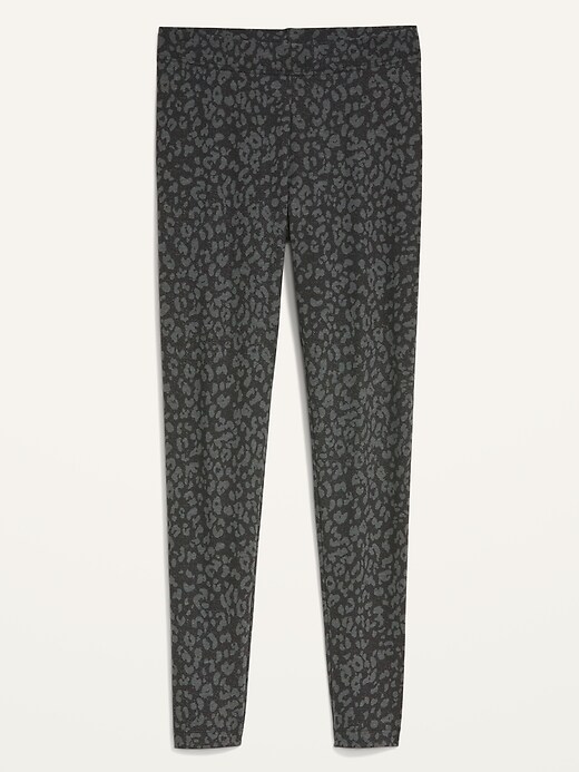 Image number 4 showing, High-Waisted Leopard-Print Ankle Leggings For Women