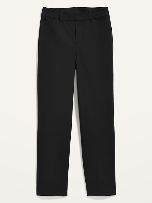 Image number 4 showing, High-Waisted Pixie Straight Ankle Pants