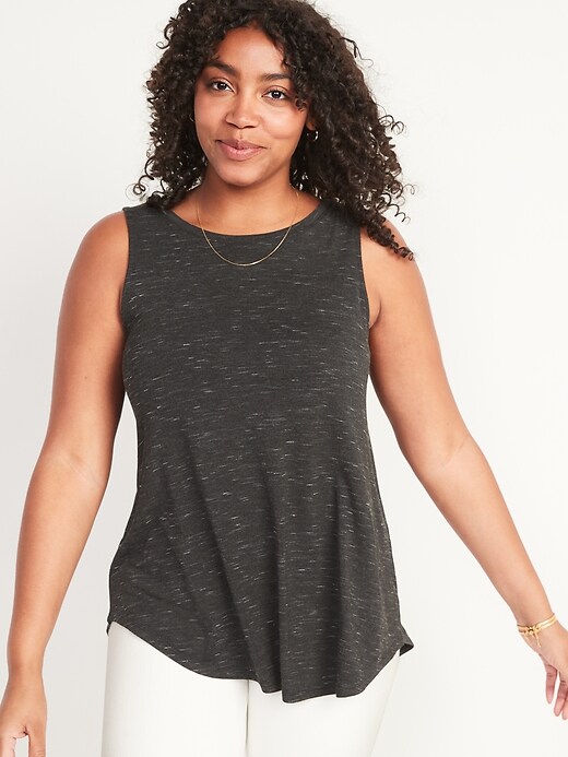 Luxe Jersey Swing Tank Top for Women