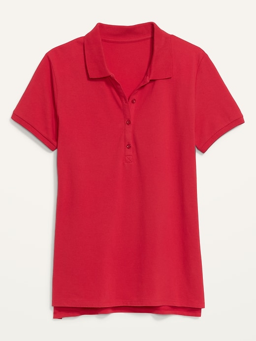 Image number 4 showing, Uniform Pique Polo Shirt for Women